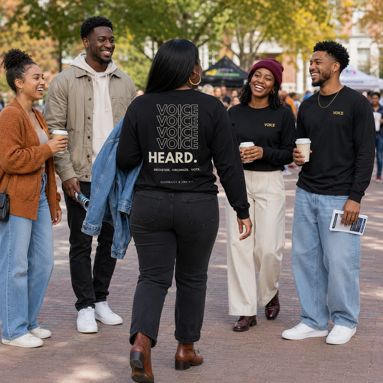Register. Organize. Vote. Premium Long Sleeve Tee