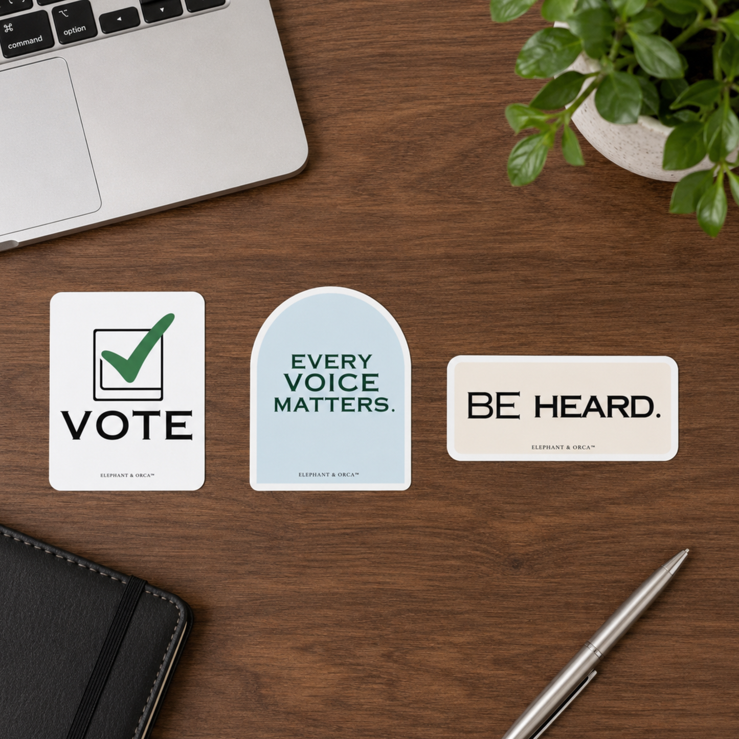 Take Action Vinyl Sticker Pack (Set of 3)