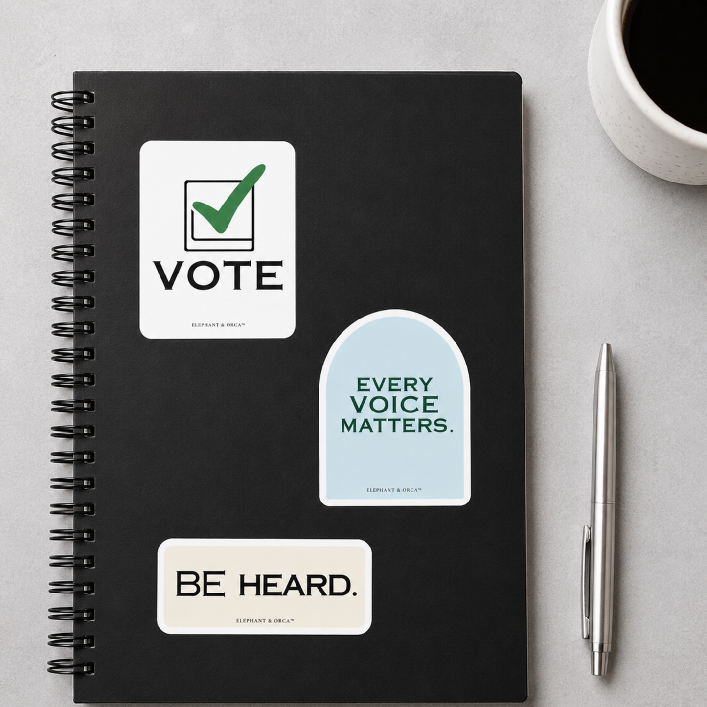 Take Action Vinyl Sticker Pack (Set of 3)