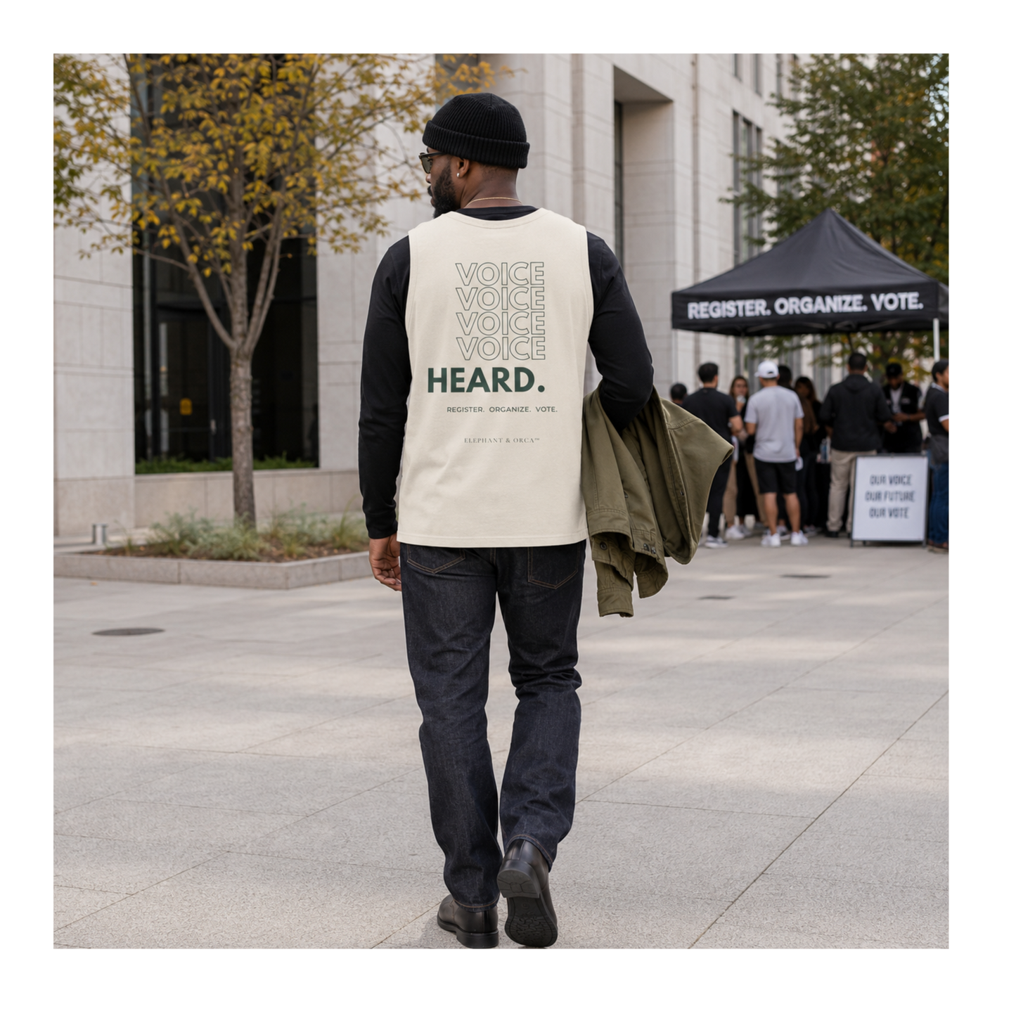 Be Heard. Premium Tank