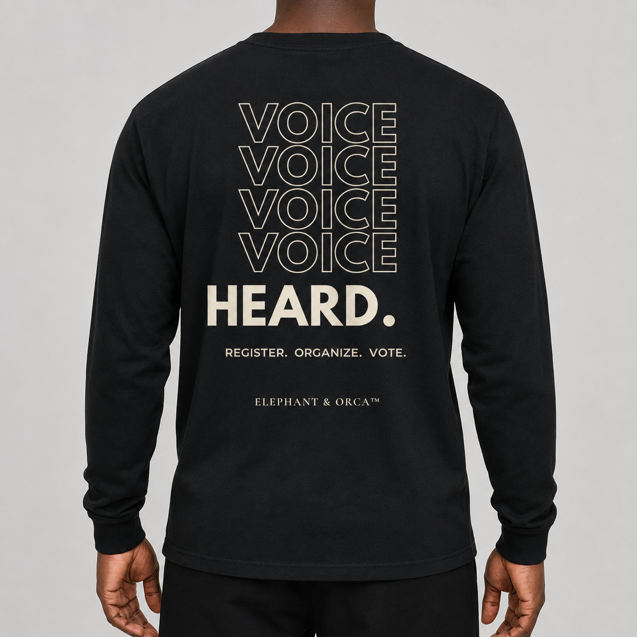 Register. Organize. Vote. Premium Long Sleeve Tee