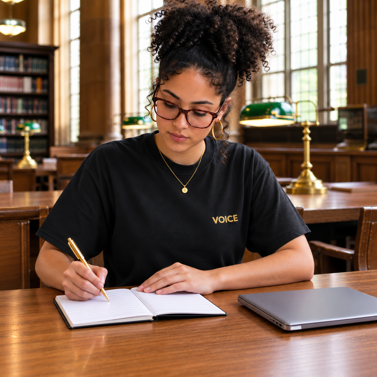 Register. Organize. Vote. Premium Embroidered Tee
