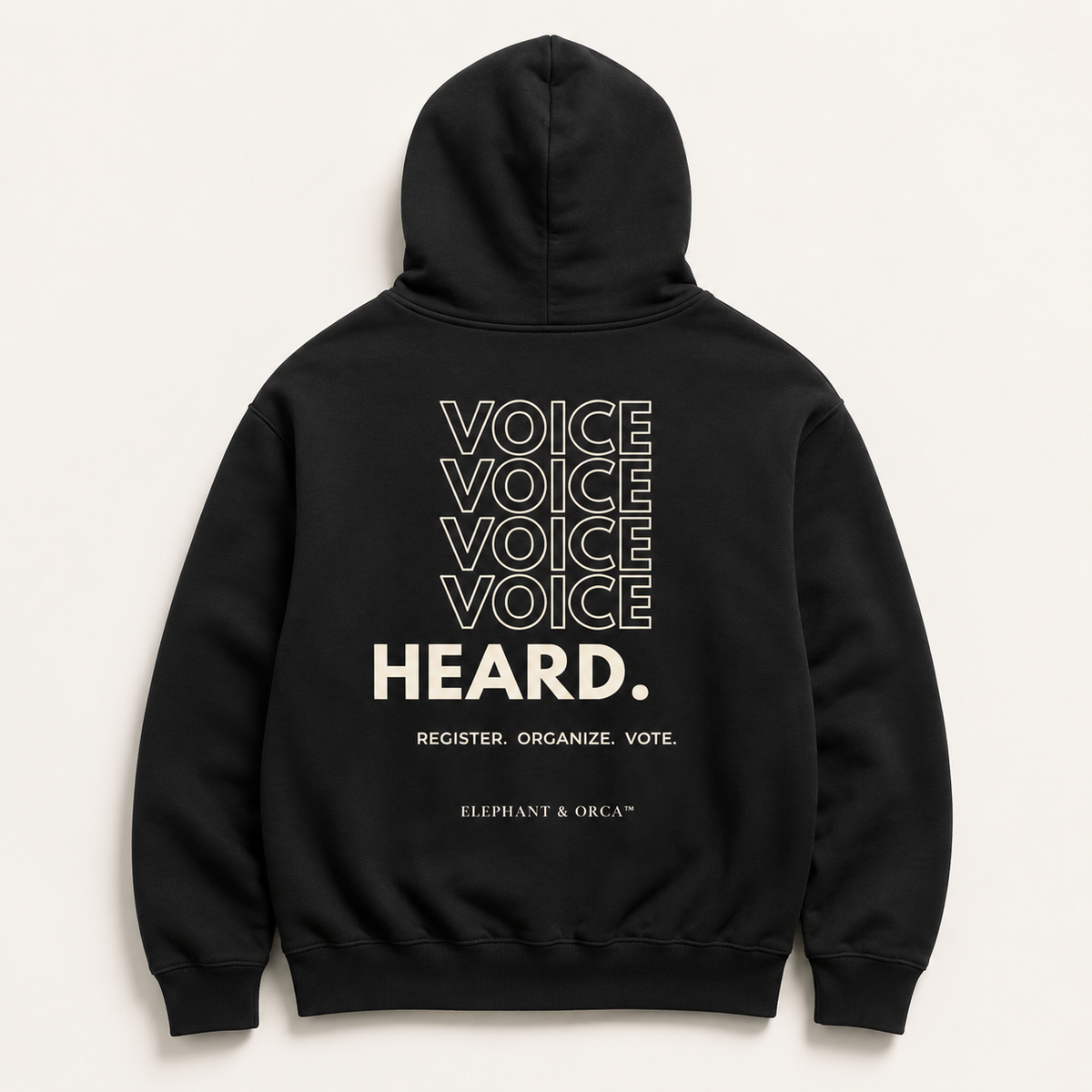 Register. Organize. Vote. Premium Hoodie