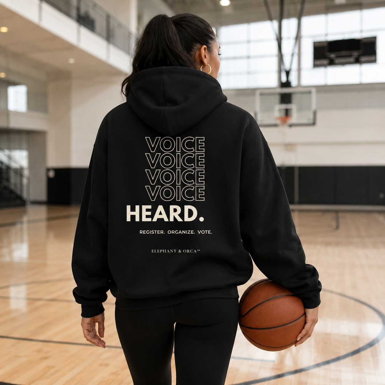 Register. Organize. Vote. Premium Hoodie
