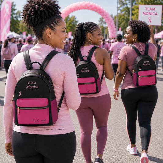 Bulk Breast Cancer Awareness Mini Backpacks – Group Gifts for Teams & Events